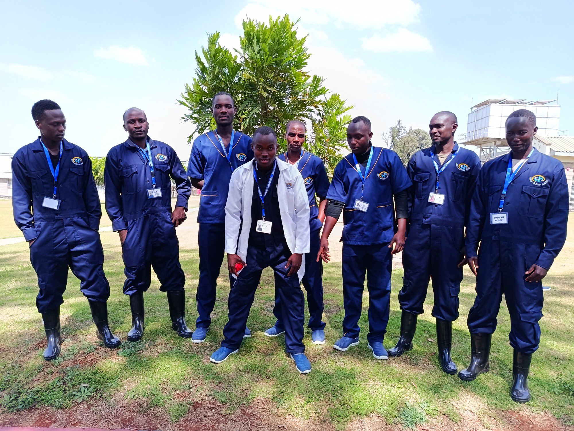 Dorsa Cleaning Services team photo 54 — team briefing