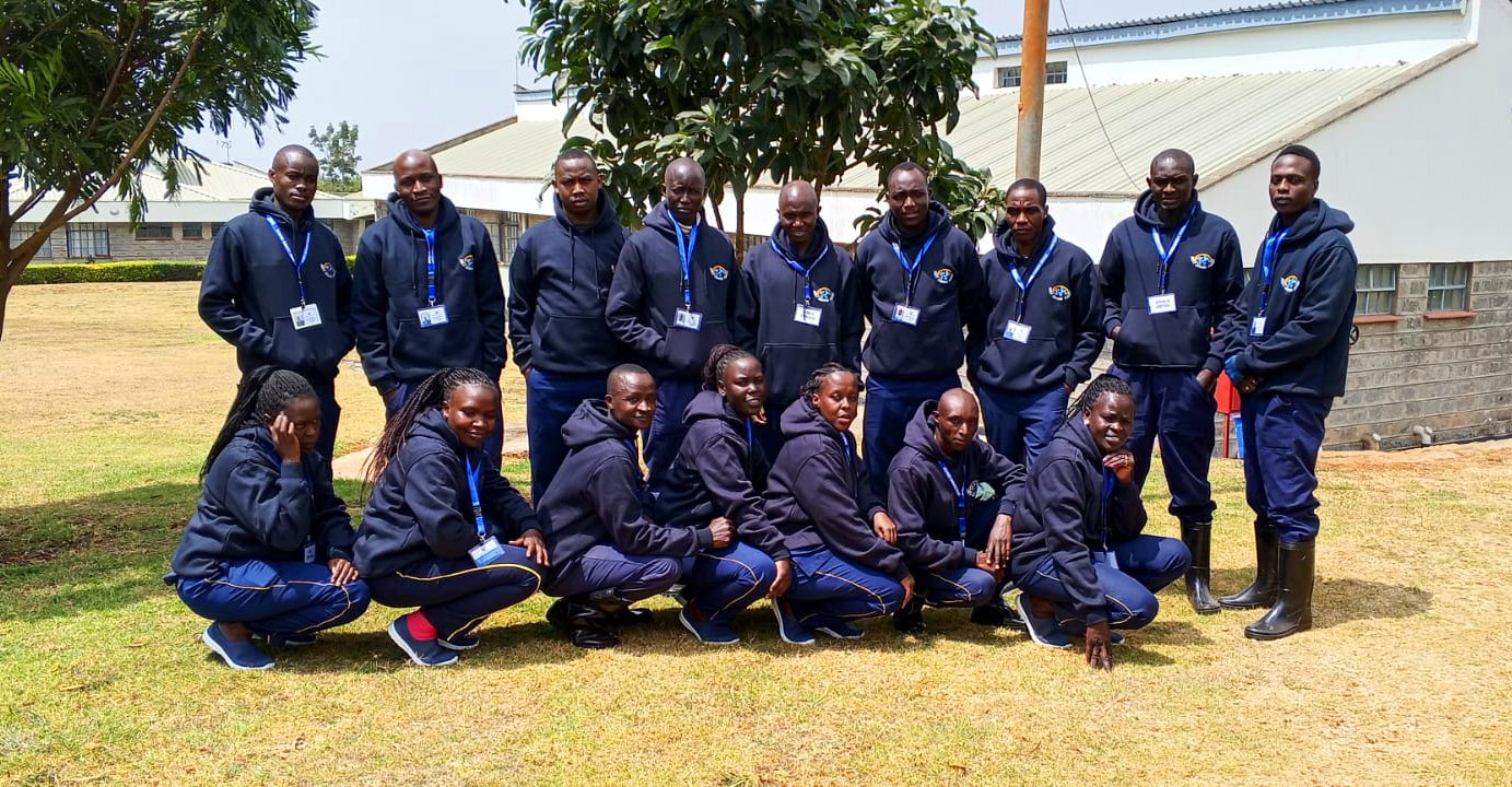Dorsa Cleaning Services field crew in uniform, ready for a commercial cleaning assignment in Nairobi