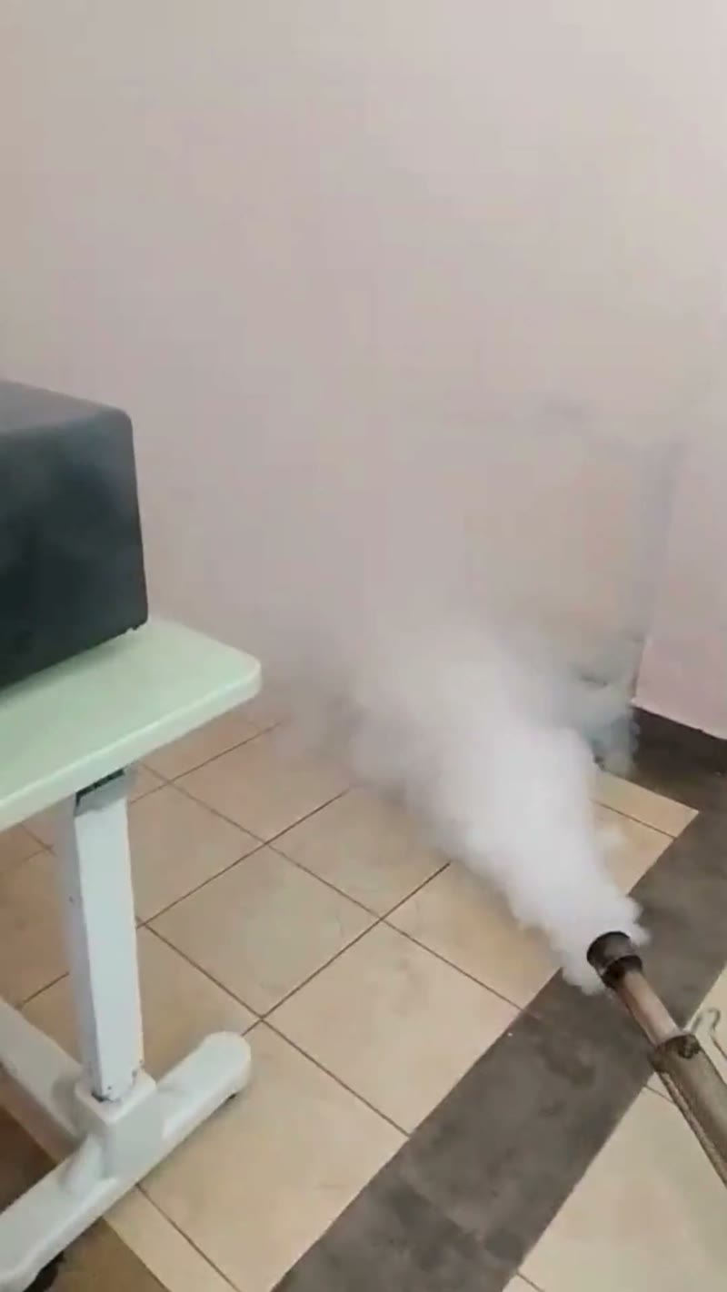 Fumigation and pest control treatment being applied by a Dorsa technician