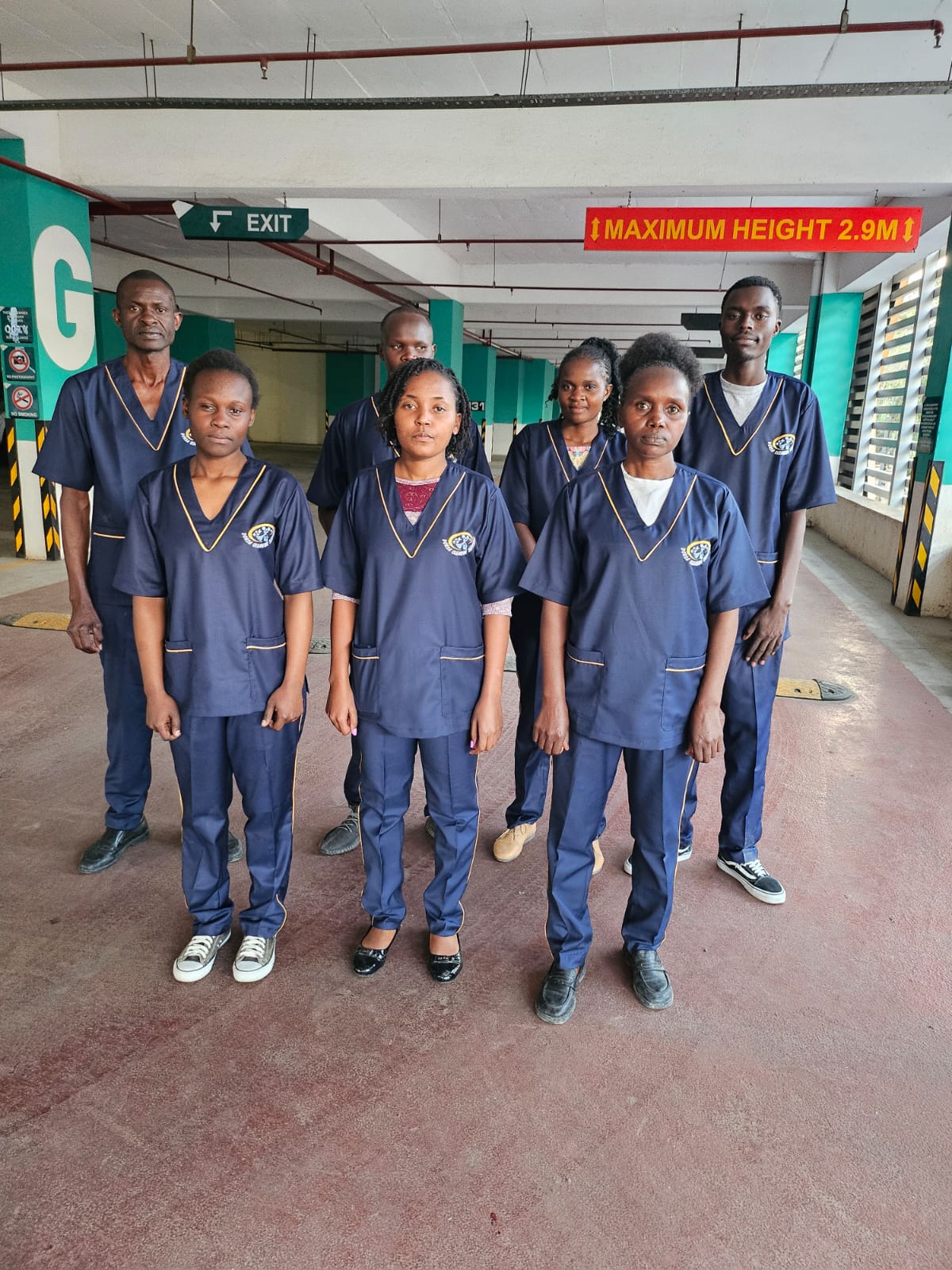 Dorsa cleaning team in uniform