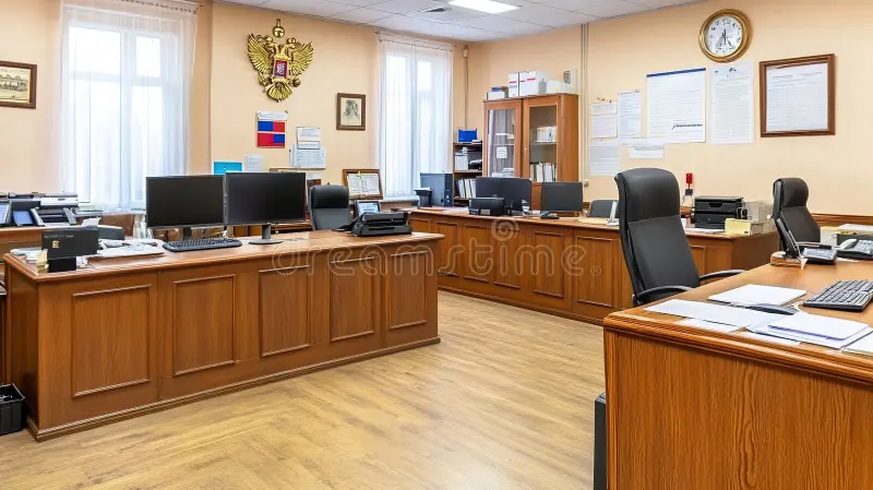 Government office interior maintained by Dorsa Cleaning Services